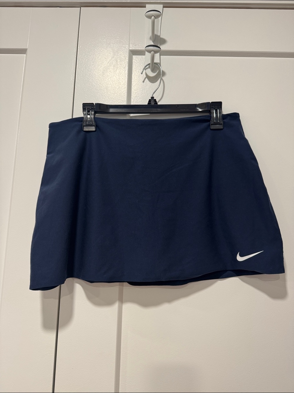 Nike Navy Blue Dri-FIT Athletic Skirt with White Swoosh